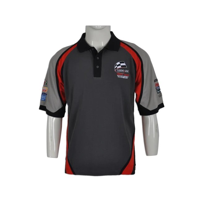 灰紅運動賽事Polo衫